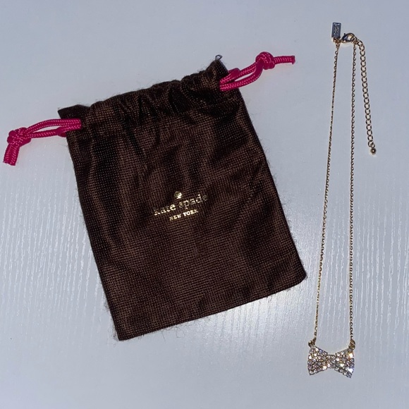 kate spade Jewelry - Kate Spade Gold Bow Necklace